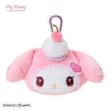 Sanrio My Melody DOLLY MIX PETIT Face-Shaped Pouch 4.5"H - Dessert Decor