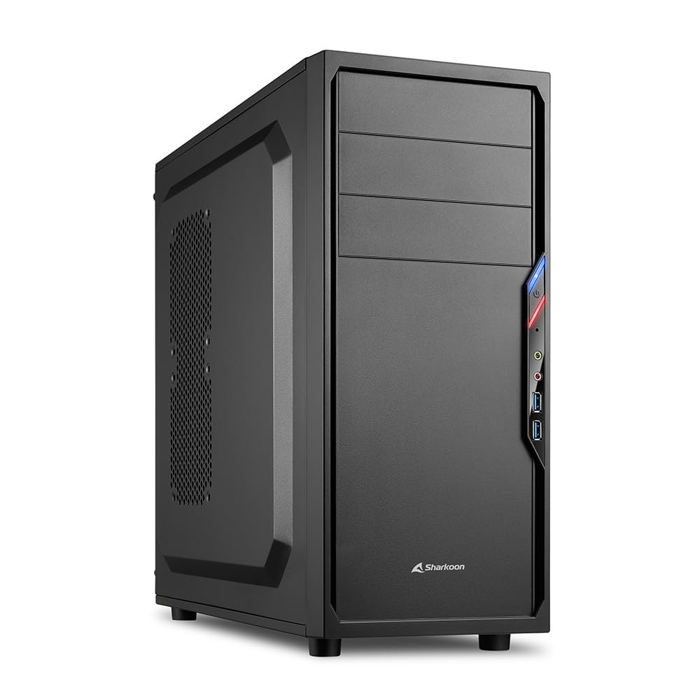 Boîtier ATX 4044951016037 noir pour montage PC facile sans outils