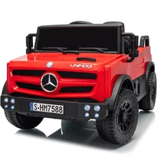 Red Mercedes Licensed 12V Ride on Toy Electric Car Age for 1-4 w/ Parent Remote