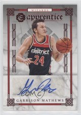 2019-20 Panini Chronicles Apprentice Signatures Red Garrison Mathews Auto 0i1b