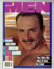 Advocate Men 1989 Kip Dern, Dean Tait, Tom Ross 98pgs Gay Pinup Magazine M38537