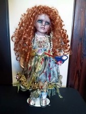 Creepy Gothic Horror Doll - Lizzie - OOAK