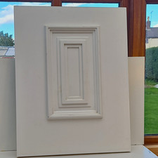 PVC Door Panel White size 537 mm wide x 695 mm high x 28 mm thick.