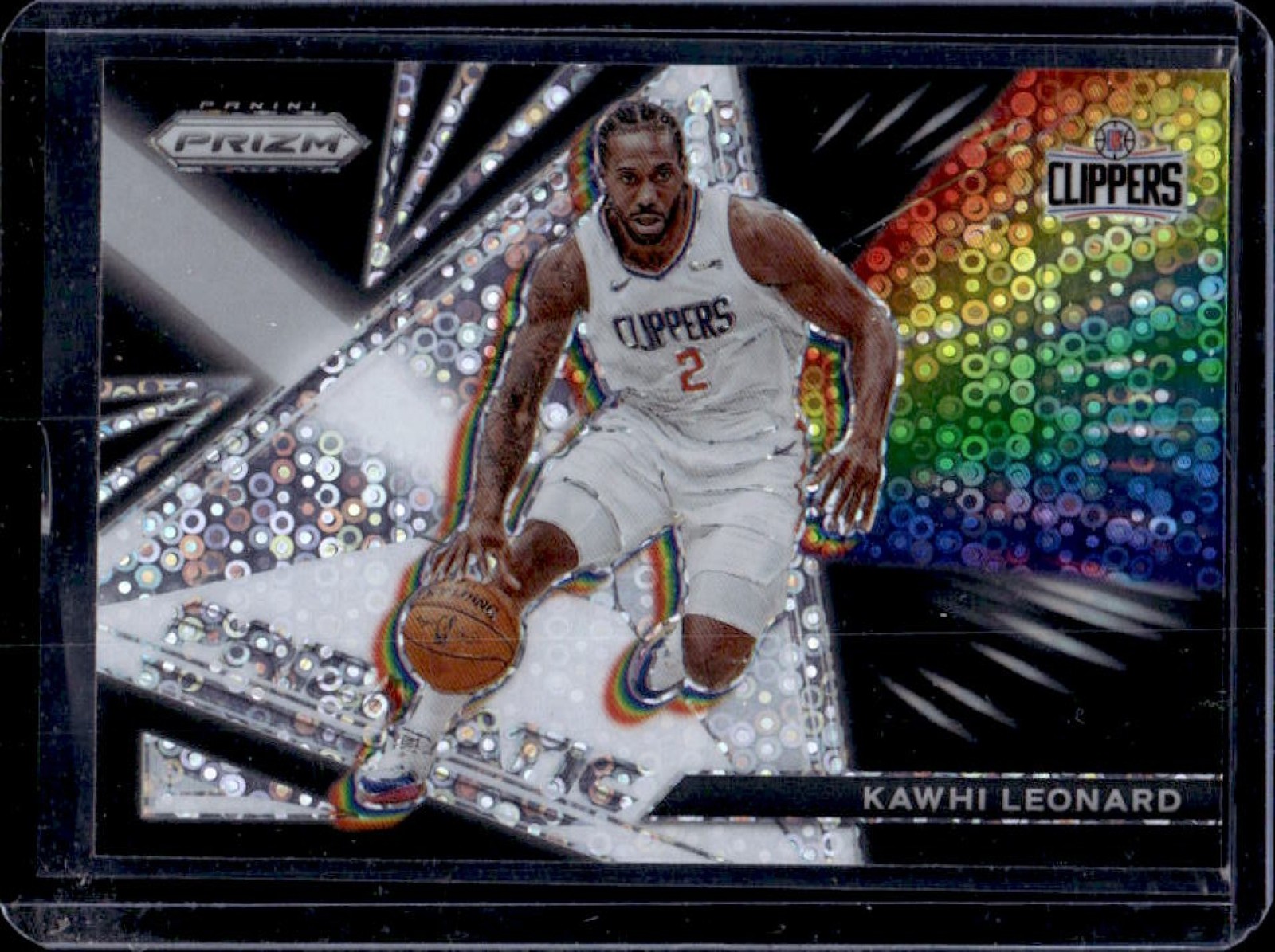 2021-22 Prizm Kawhi Leonard Prizmatic Fast Break #6 Clippers