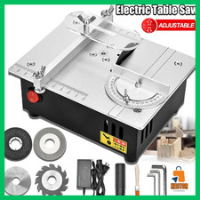 ✅ Scie de Table Électrique Précision Réglable Travail du Bois Découpe Bureau Pro