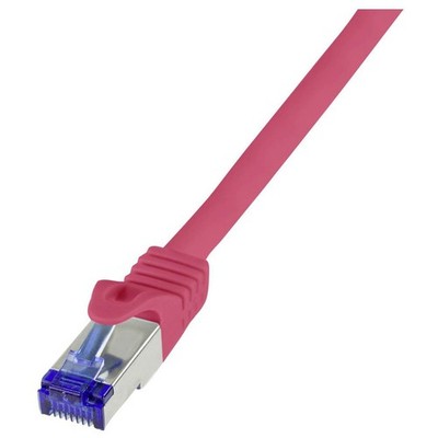 LogiLink C6A024S Cat Red Cable Network 6A S/FTP 0.50M RJ45 1-1 with Wire