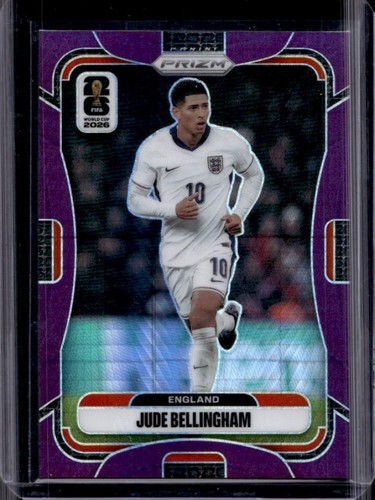 2026 Panini Prizm World Cup Jude Bellingham Purple Hyper #/299 England