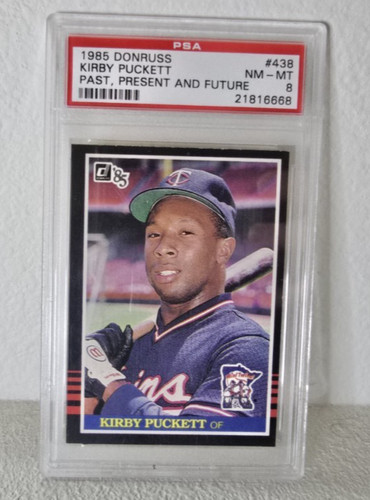 Kirby Puckett #438 1985 Donruss card