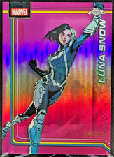 Luna Snow 2026 Topps Chrome Marvel #132 Pink Refractor 004/250 Marvel Comics