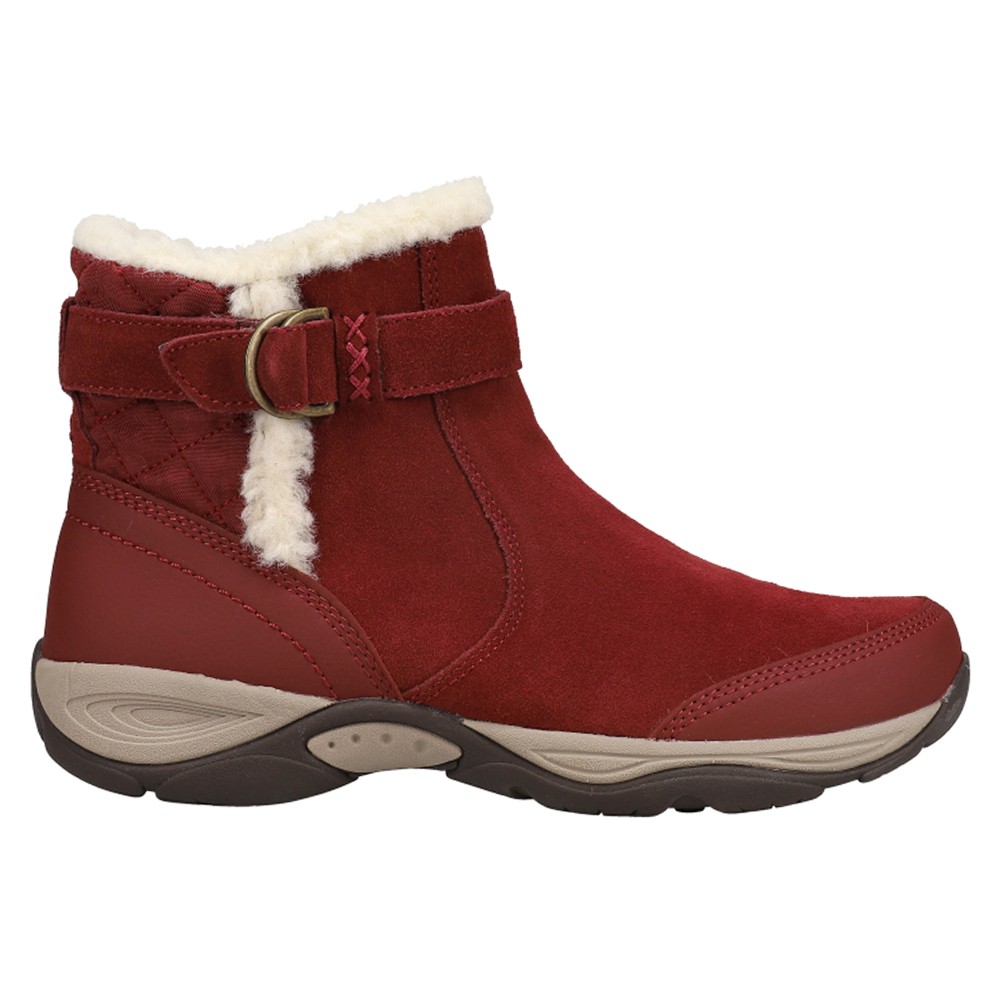 Easy Spirit Elk Round Toe Zippered Pull On Booties Womens  display picture 2