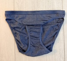NWT Vintage Victoria's Secret 100 Cotton Logo Band Bikini Panties Sz XS Rare