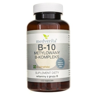 Medverita B-10 methylierter B-Komplex 120 Kapseln