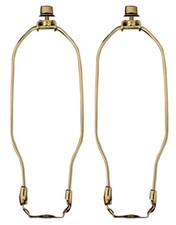 , Inc. Heavy Dutty Lamp Harp Kit With Table Lamp Harp Holder, 8.5 inch, Polis...