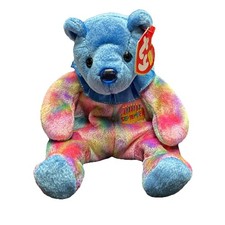 Ty Beanie Babies- New September Happy Birthday Bear- MWMTs Ruffle Collar 5.5"