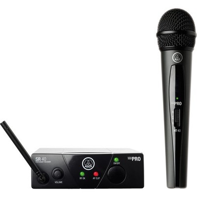 AKG WMS40 Mini Single Vocal Set Wireless Microphone System US25A
