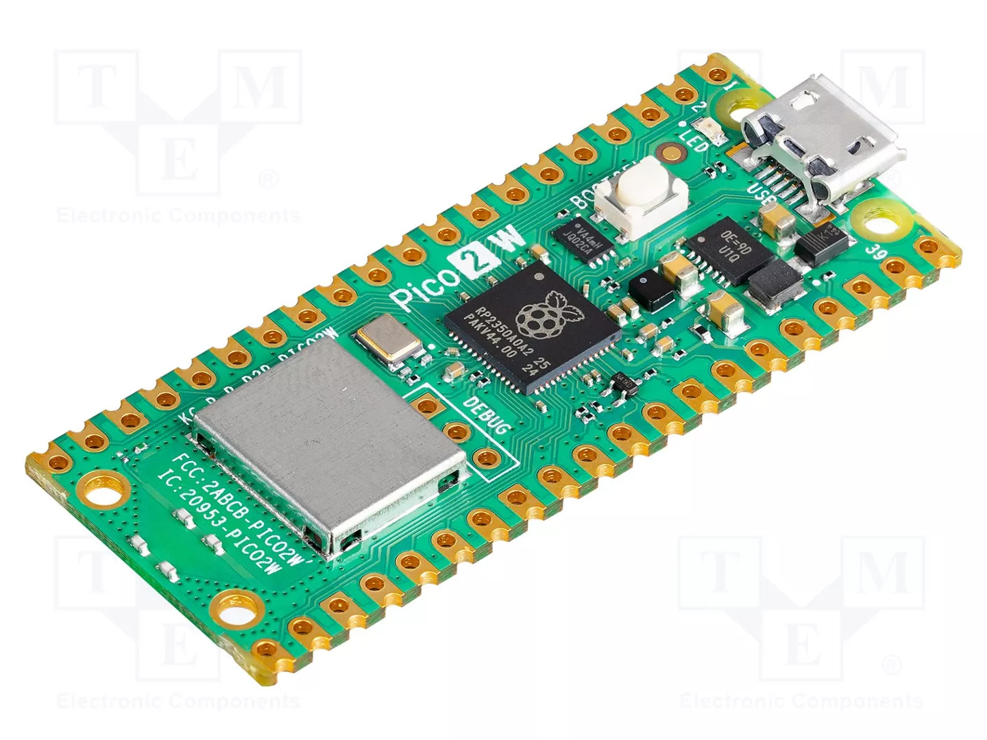 Raspberry Pi Sc1633 Pico 2 W Microcontroller Board Without Headers Wireless 5056561803975 - Image 3