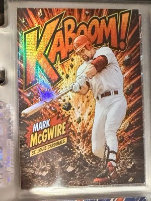 Mark McGwire Aceo Art Card Refractor Style St. Louis Cardinals