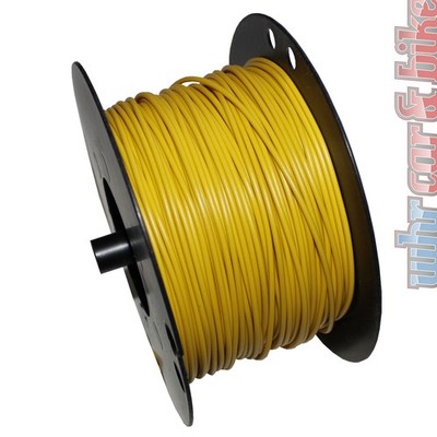 25m Hella Fahrzeugleitung KFZ-Kabel 1,5mm² gelb FLY 1,50qmm Kupfer 1-adrig