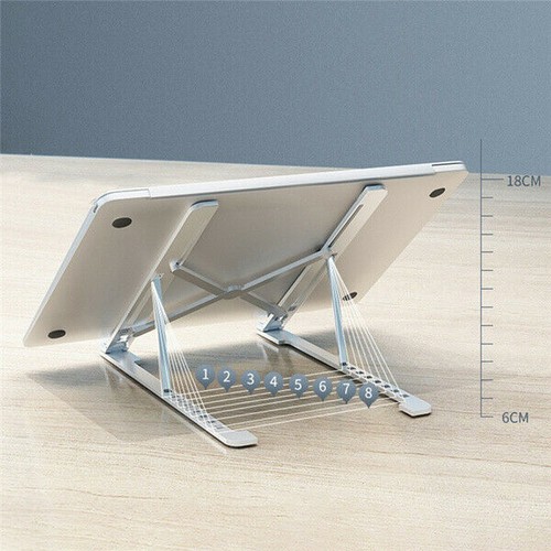 Portable Laptop Stand Folding Stand Holder For All Laptops Adjustable Aluminum - Picture 2 of 7