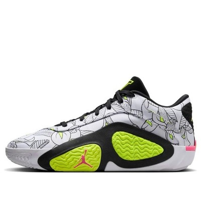 Size 12 Nike Air Jordan Tatum 2 Mommas Boy White Volt Black Mens FZ8824-100