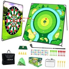 70" x70'' Double-Sided Sticky Battle Golf Chipping Game Mat