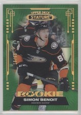 2021 Upper Deck Stature Rookies Green Photo Variant 16/66 Simon Benoit #112 1e15