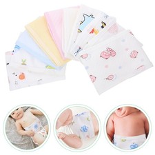  10Pcs Infant Belly Bands Cotton Umbilical Cord Cartoon Newborn Navel Belt for