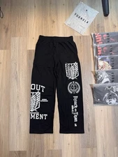 YOUNGLA x AOT REGIMENT FREEDOM BAGGY JOGGERS PANTS (2128 - AOT x YLA) size XXL