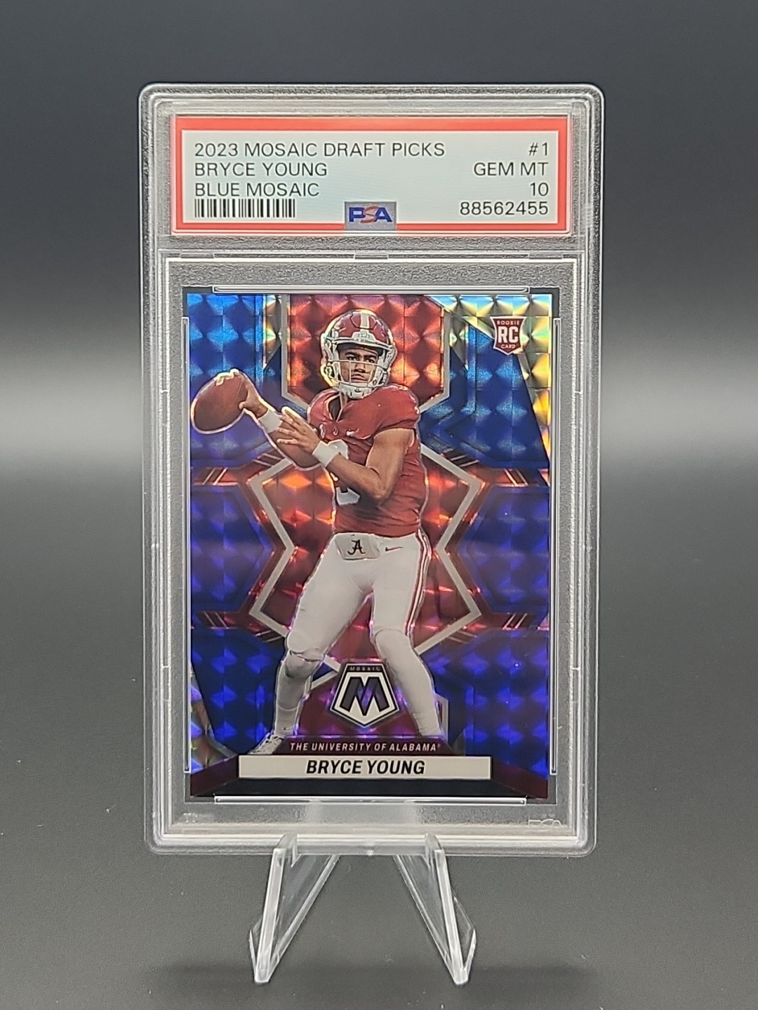 2023 Mosaic DP Bryce Young Rookie Blue Mosaic PSA 10 /75 RC