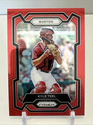 #ad #ad 2024 Panini Prizm Baseball #178 KYLE TEEL Red Prizm #’d 21 299 $1.25