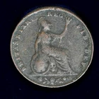 GB VICTORIA COPPER FARTHING 1858 ++ NICE GRADE!! ++ [209-02]