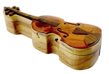 Violin - Secret Wooden Puzzle Box