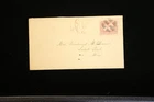 3 CENT PINK STAMP ON COVER WITH CANCELLATION TO SAINT PAUL MINNESOTA