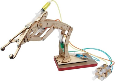 #ad #ad Pitsco T Bot II Robotic Hydraulic Arm Set Kit Educational STEM STEAM Build Kit $32.99