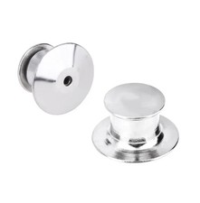 5 to 50 X Locking Pin Backs Keepers Badge Fastener Findings Jewellery Making