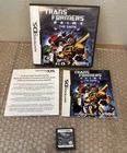 Transformers Prime: The Game (Nintendo DS, 2012) CIB Complete Optimus Bumblebee