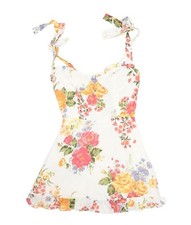 Reformation Christine Dress in White Floral