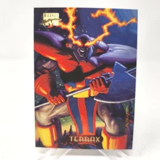 TERRAX #121 1994 Marvel Masterpieces Trading Card, Hildebrandt Bros, Fleer (a65)