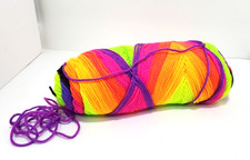Vintage Yarn Skein Missing Label Bright Colors 5 Oz