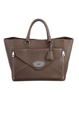 Mulberry Willow 2-Way Tote - Large Cocoa - With Detachable Envelope Clutch
