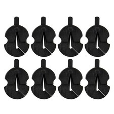 8Pcs Tourte Style Rubber Mute for All Violins Small Violas Ultra Practice Sil