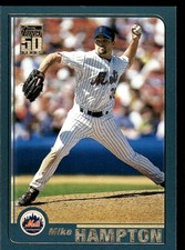Mike Hampton 2001 Topps Opening Day #56 Mets MLB READ FREE SHIPPING AutographDen