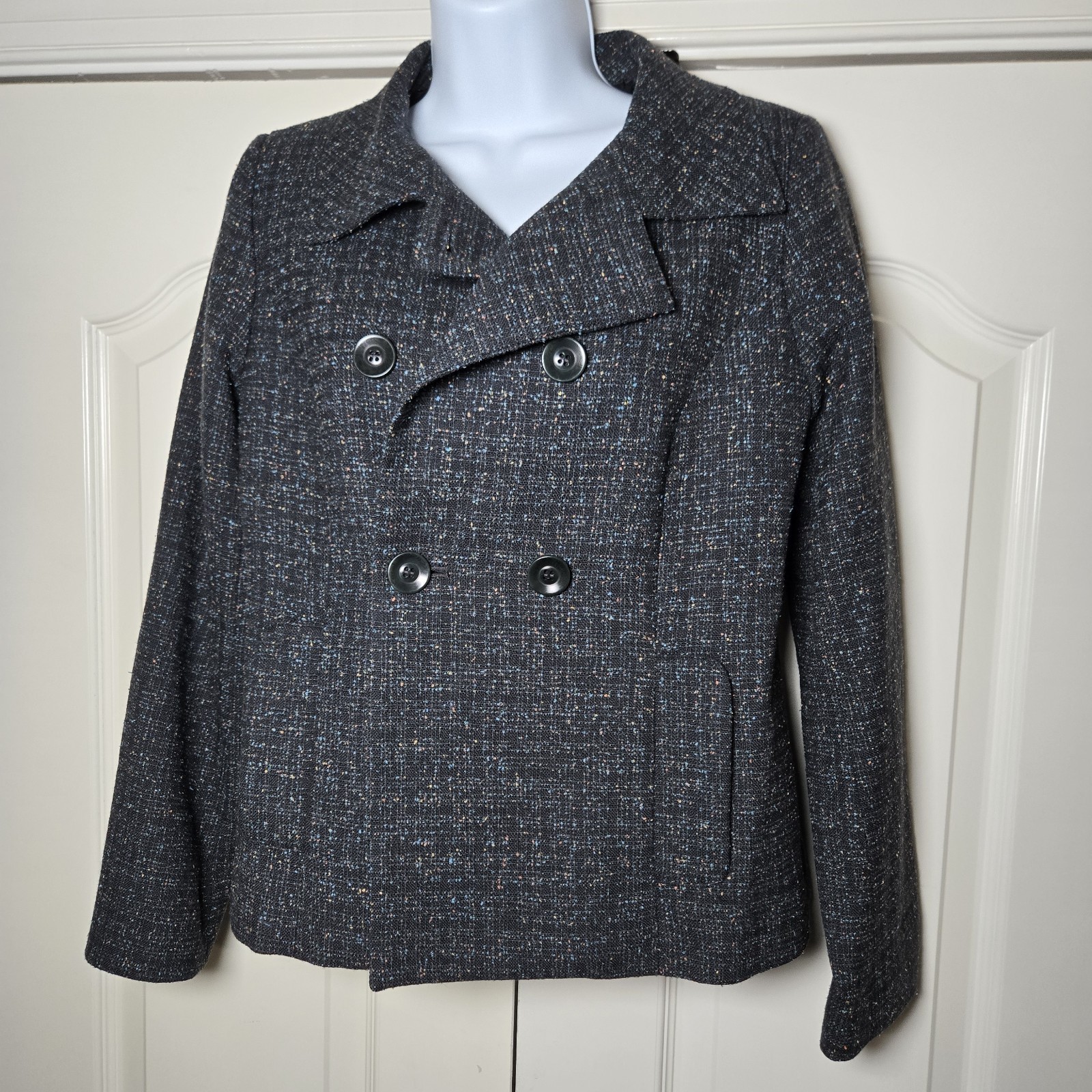 Pendleton Jacket/Blazer Gray W/ Multicolor Flecks… - image 1