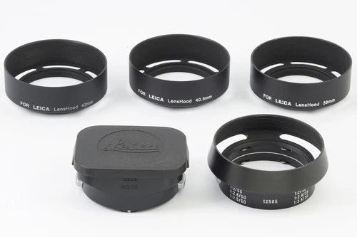 5pcs Leica Hoods 39mm 40.5mm 43mm 12524 12585