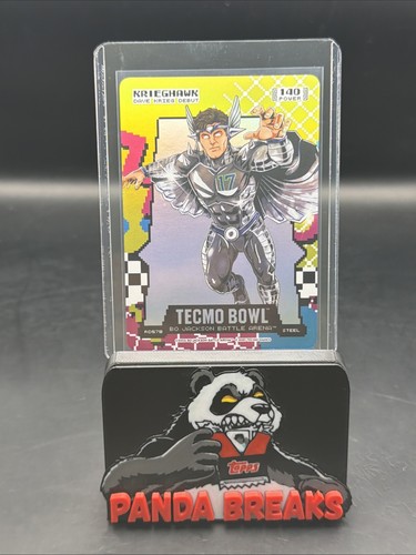 2026 Bo Jackson Battle Arena Tecmo Krieghawk 80\'s Rad Steel Power 140 Dave Krieg