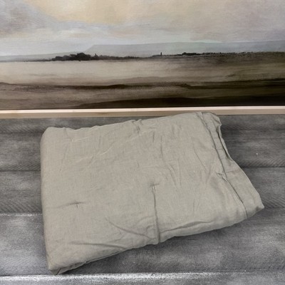 West Elm Signature Tencel Linen Euro Pillow Sham Color Elm Washed NWOT