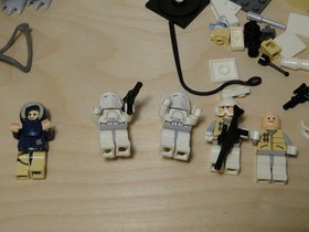 Lego Star Wars Echo Base #7749 NOT COMPLETE! Minifigures Instructions