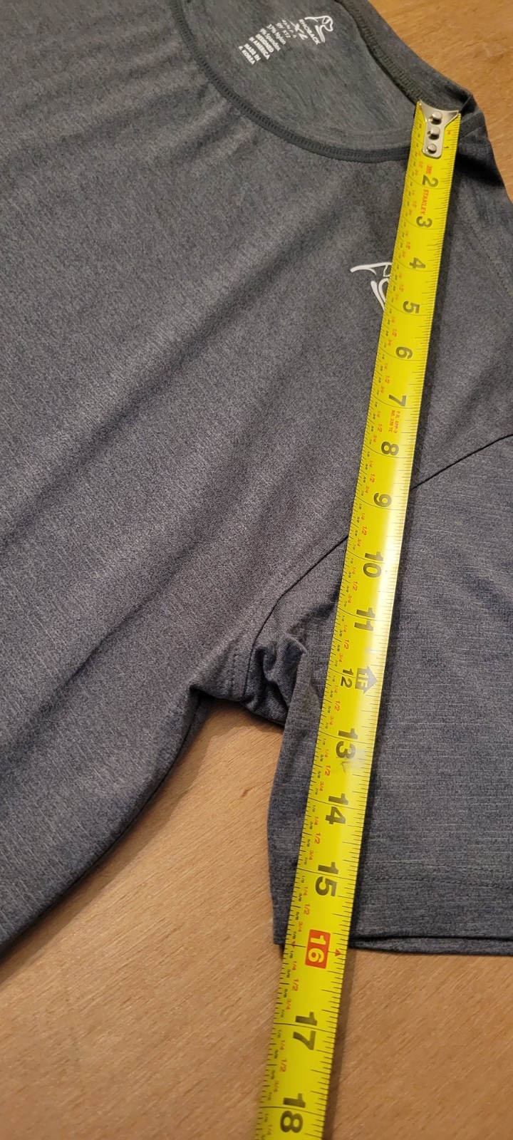 Rhoback Mens XL Solid Gray Performance Stretch Cr… - image 10