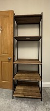 Next Bronx Oak Effect Tall Ladder Shelving Unit / Bookcase – Good Condition