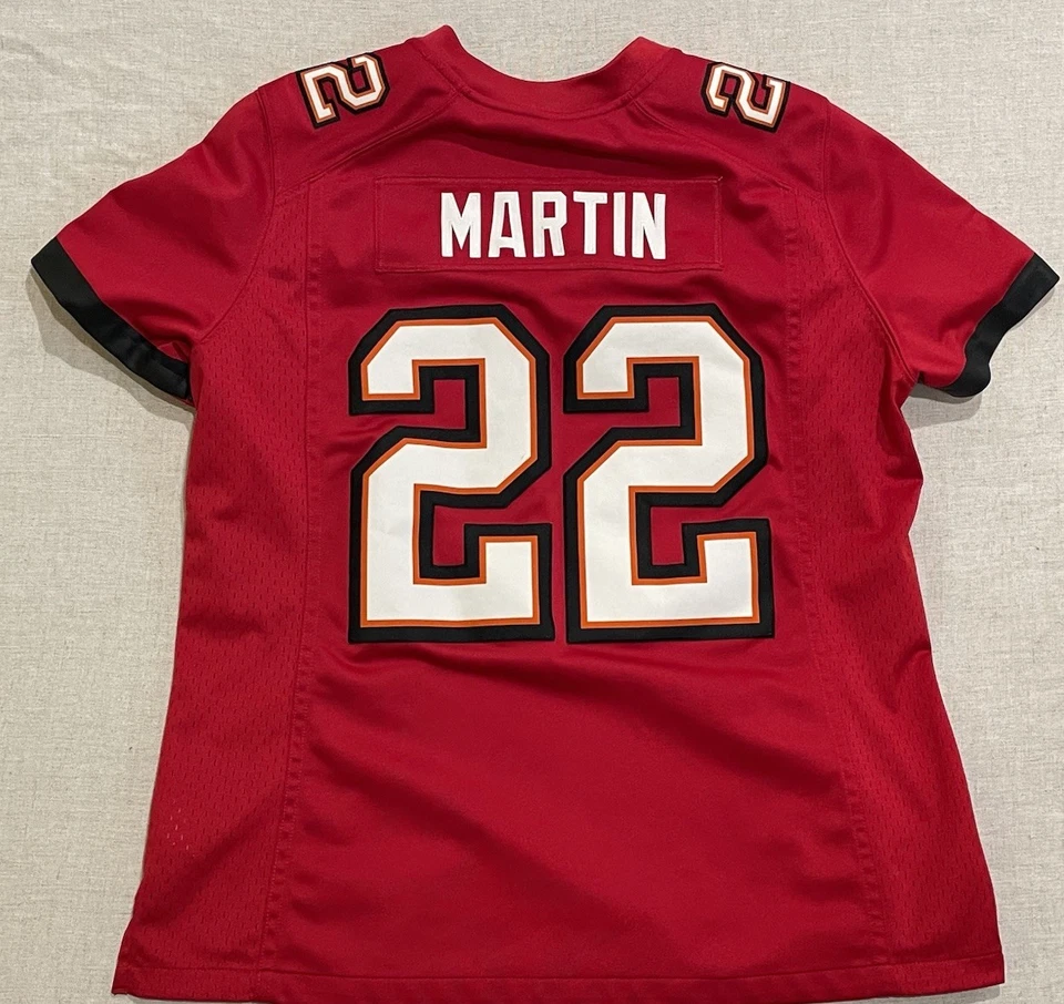 Camiseta de fútbol americano NFL Tampa Bay Buccaneers Doug Martin #22 Nike On-Field para mujer XL Foto 2 de 4